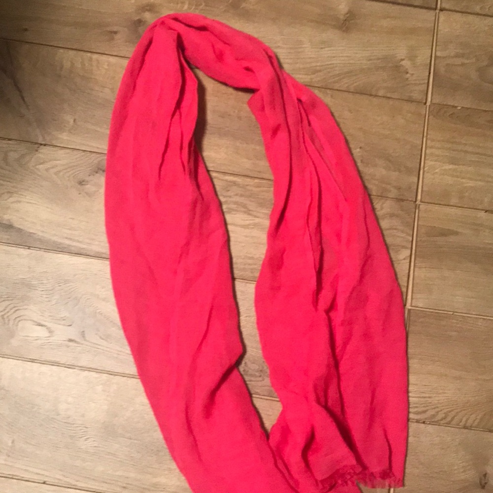 Pink spring scarf, light